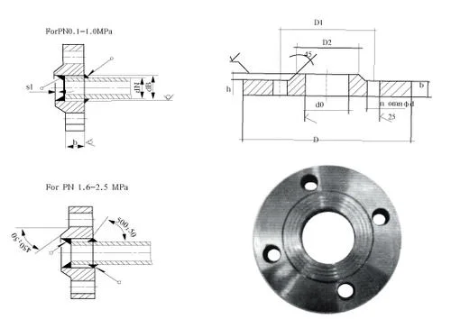 ANSI B16.5 150lbs Cl600 Weld Neck Reducing Carbon Steel Pipe Flange